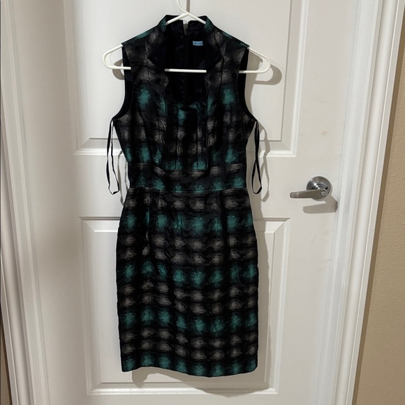 ANTONIO MELANI Dresses & Skirts - ANTONIO MELANI Black and Teal Backless Dress